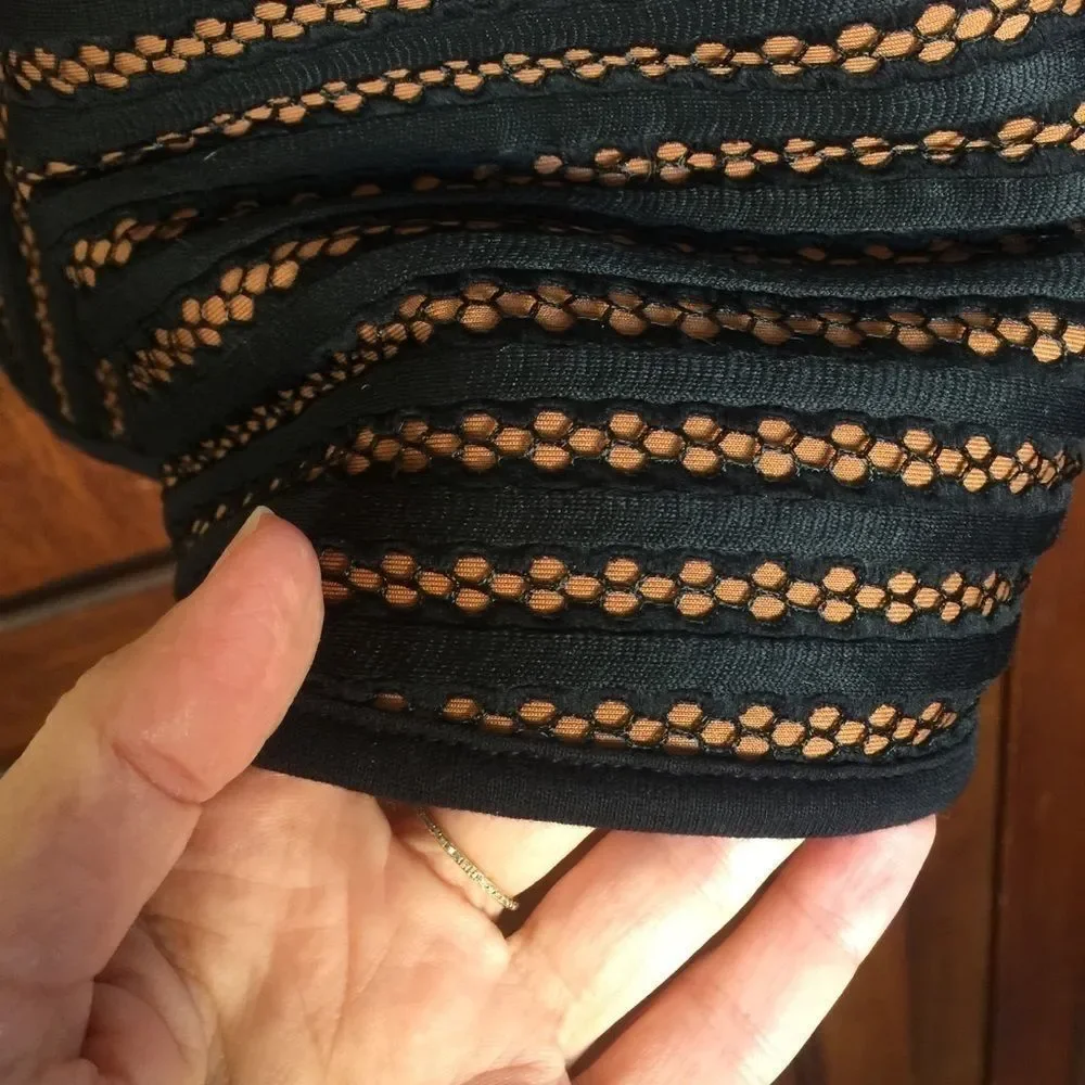 H&M Black Circle Midi Skirt - Picture 5 of 10